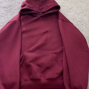 plain burgundy sweater